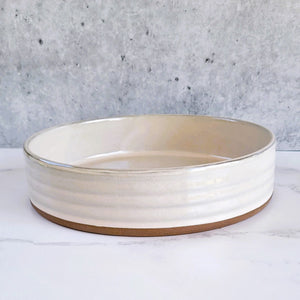 STONEWARE SERVING BOWL