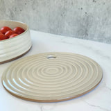 STONEWARE SERVING BOARD