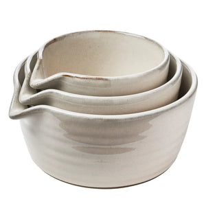 STONEWARE NESTING PREP BOWLS